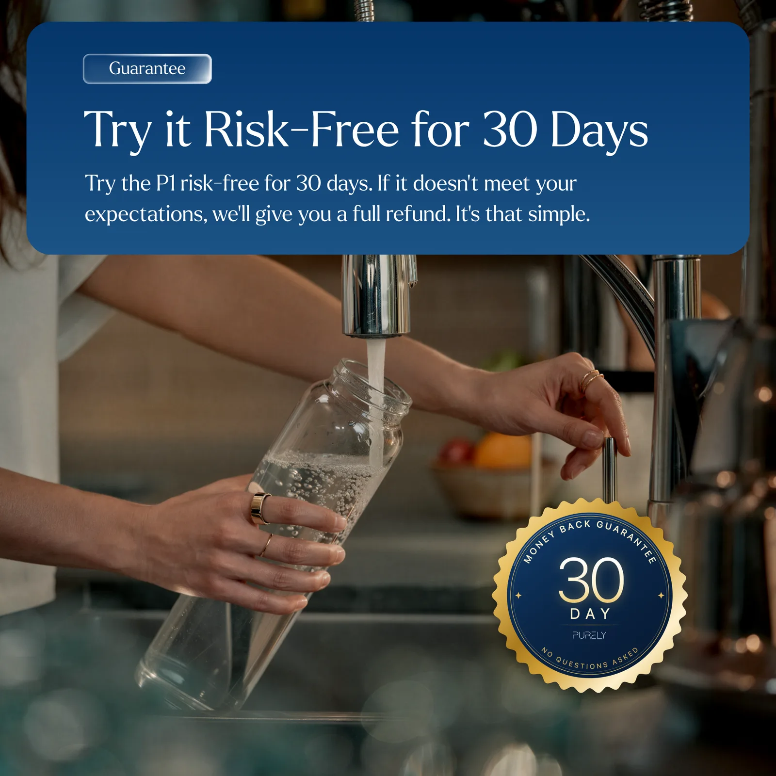 Try the P1 risk-free for 30 days with a full money-back guarantee