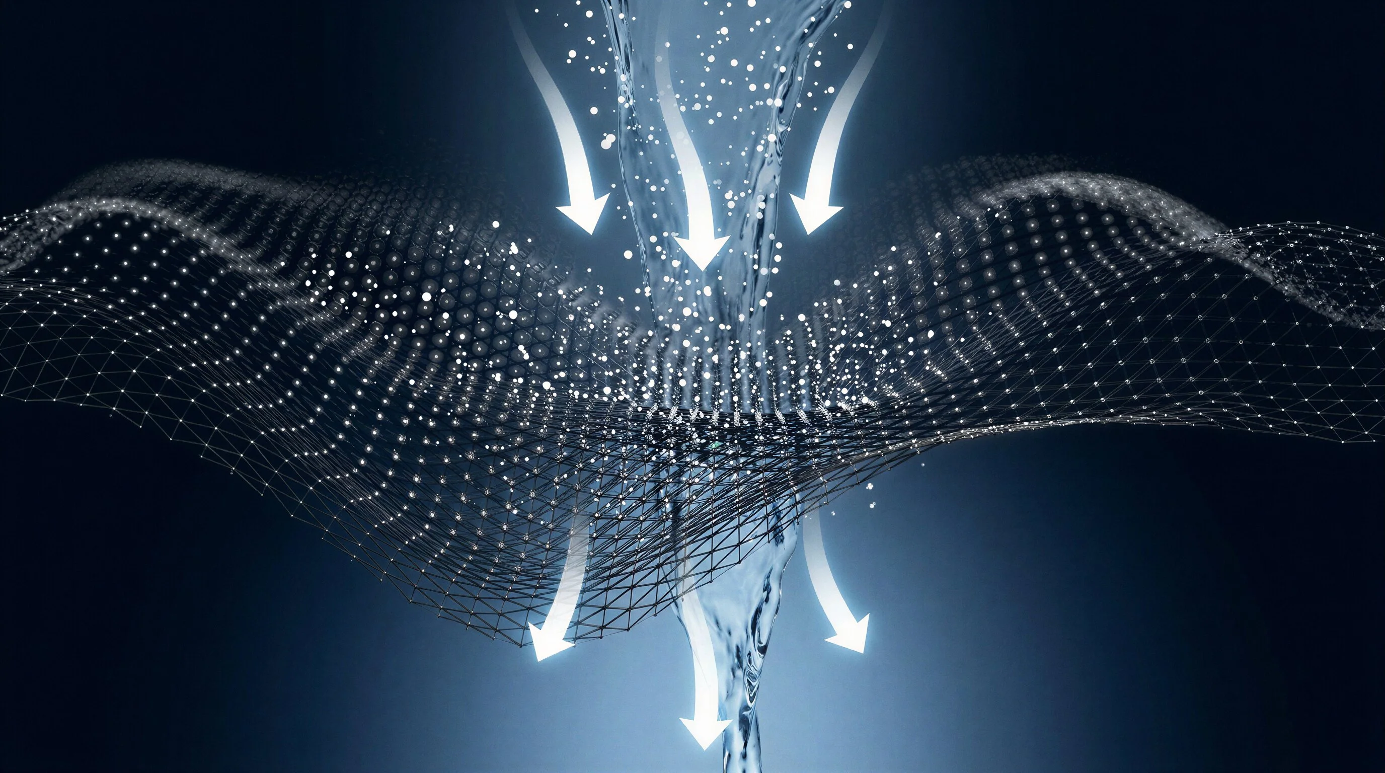 Visualization of Fibre Optimization — an activated carbon fibre filtration matrix